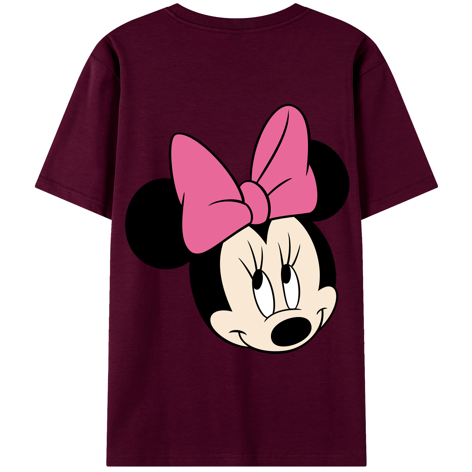 （画像用） ミッキーマウス Mickey Mouse レディース半袖Tシャツ(バックプリント)